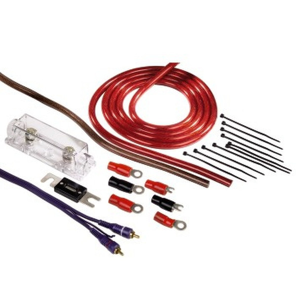 Hama AMP-KIT 25 5m Red power cable