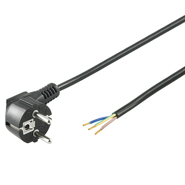Wentronic CEEE 7/7 5m CEE7/7 Schuko Black power cable