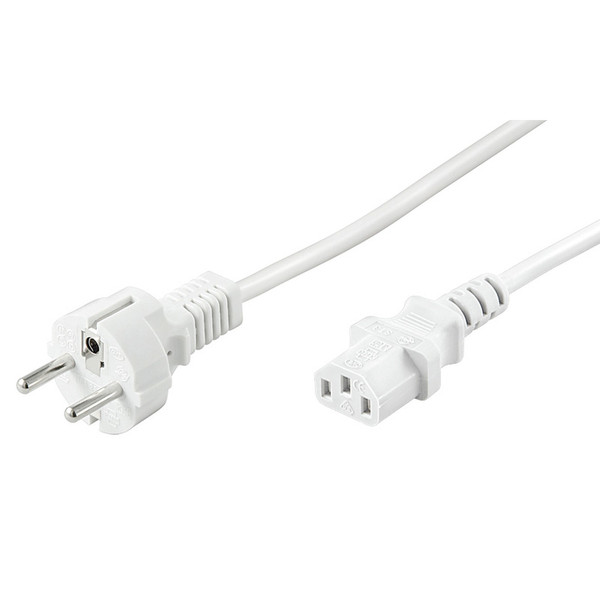 Wentronic CEE 7/7 - C 13 1.5m CEE7/7 Schuko C13 coupler White power cable