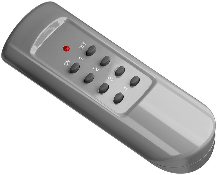Wentronic 93997 Инфракрасный беспроводной Нажимные кнопки Серый пульт дистанционного управления