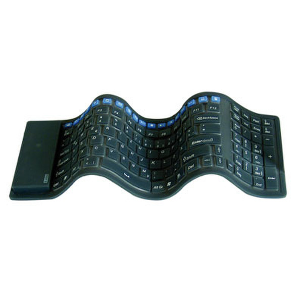 KeySonic ACK-126 RF Беспроводной RF Черный клавиатура