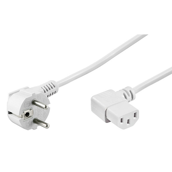 Wentronic 96043 1.5m CEE7/7 Schuko C13 coupler White power cable