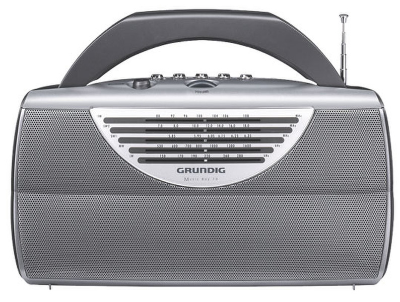 Grundig Music Boy 70 / RP 6900 Портативный Cеребряный радиоприемник