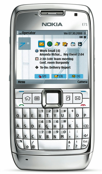 Nokia E71 Weiß Smartphone