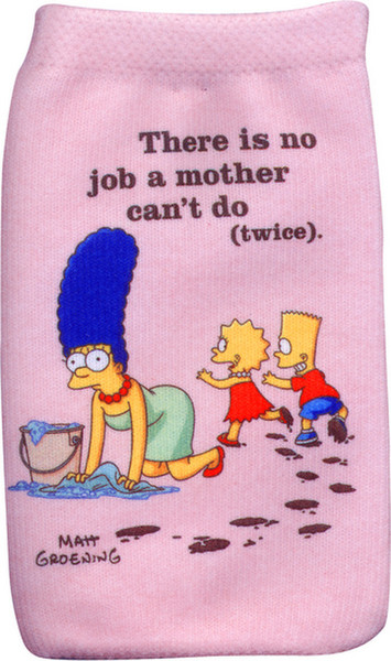 J-Straps The Simpsons - Socke, Simpsons Mom Pink