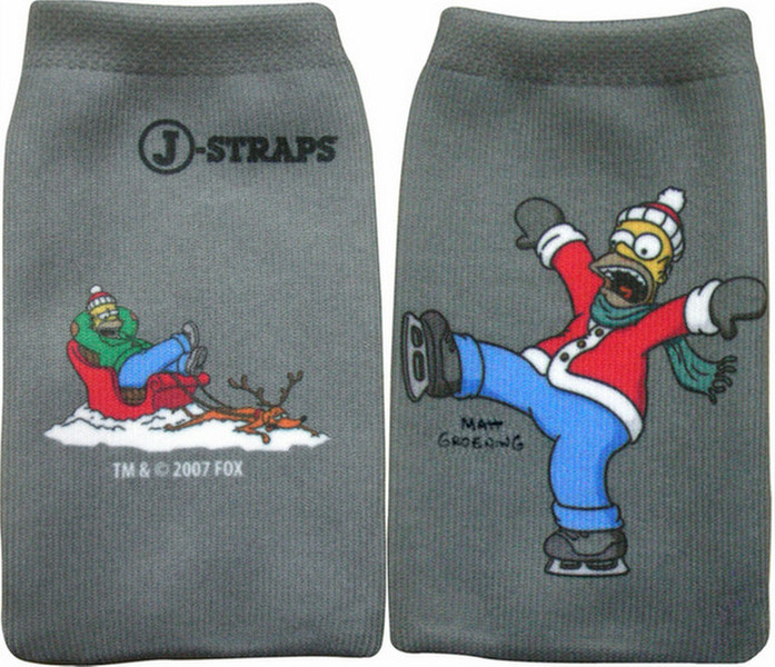 J-Straps The Simpsons - Socke, Homer Snow Grey