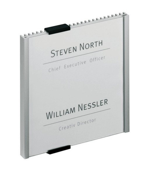 Durable INFO SIGN 149x148.5mm Silber