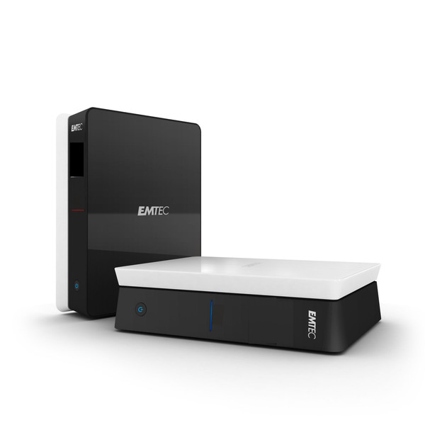 Emtec Movie Cube S120 1000GB Schwarz Digitaler Mediaplayer