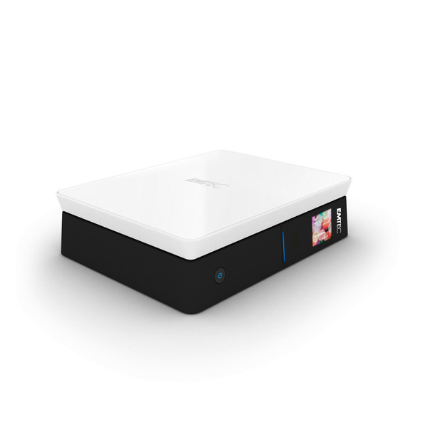 Emtec Movie Cube S800, 1000GB 1000GB Black,White digital media player