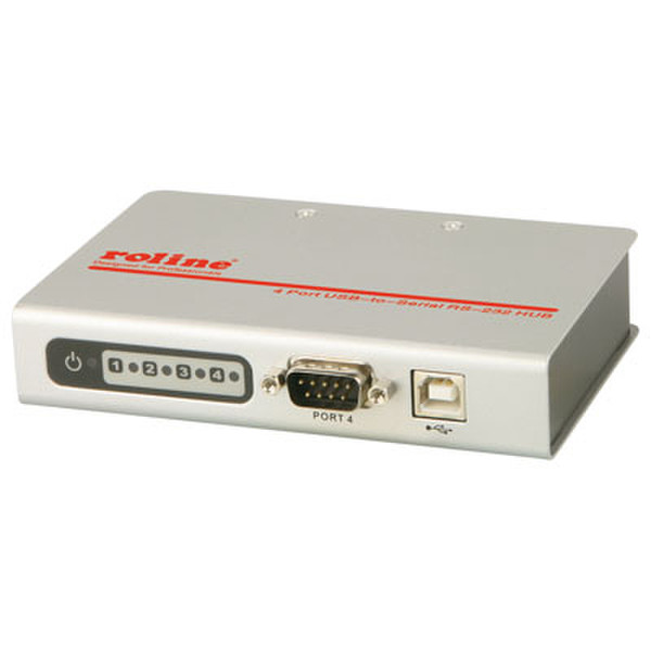 ROLINE USB / 4x Serial Converter Schnittstellenkarte/Adapter