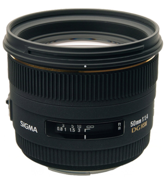 Sigma 50mm F1.4 EX DG HSM SLR Standard lens Schwarz