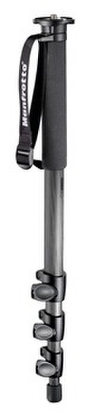 Manfrotto 694CX Carbon Fiber Monopod 4 Section Schwarz Stativ