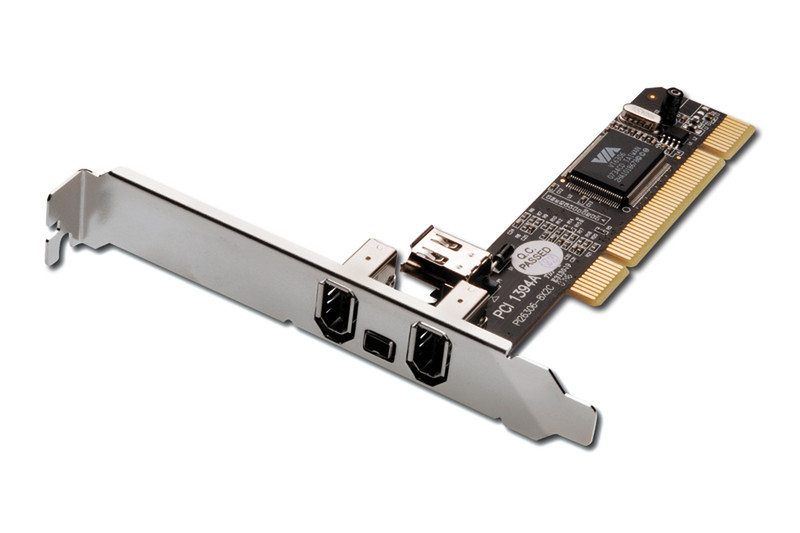Digitus Firewire A, PCI Card интерфейсная карта/адаптер