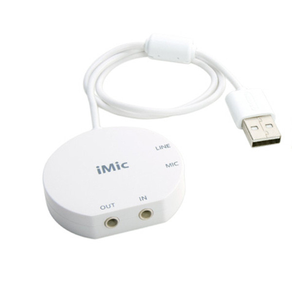 Griffin iMic White cable interface/gender adapter