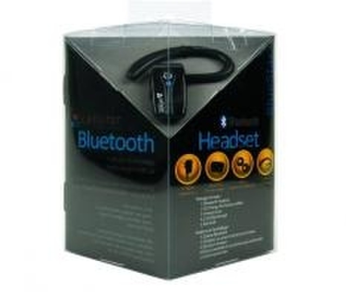 Mizco HFBLU-LT100 Monaural Bluetooth Black mobile headset