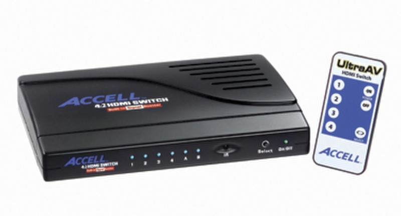 Accell UltraAV HDMI 4-Port Audio/Video Switch HDMI