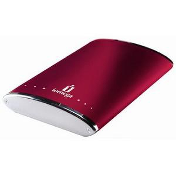 Iomega eGo Portable Hard Drive - 320GB - Ext. 2.0 320GB Red external hard drive