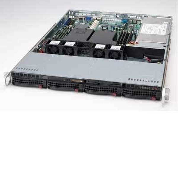 Supermicro SC813T+-500B 500W Schwarz Computer-Gehäuse