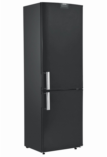 Hoover HTP 1887 freestanding Black fridge-freezer