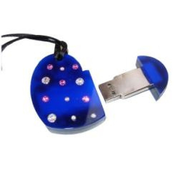 Nilox Pen Drive USB 4GB 4ГБ USB 2.0 Синий USB флеш накопитель