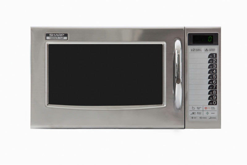 Sharp Home Appliances R-15AT Настольный Обычная (соло) микроволновая печь 28л 1000Вт Нержавеющая сталь
