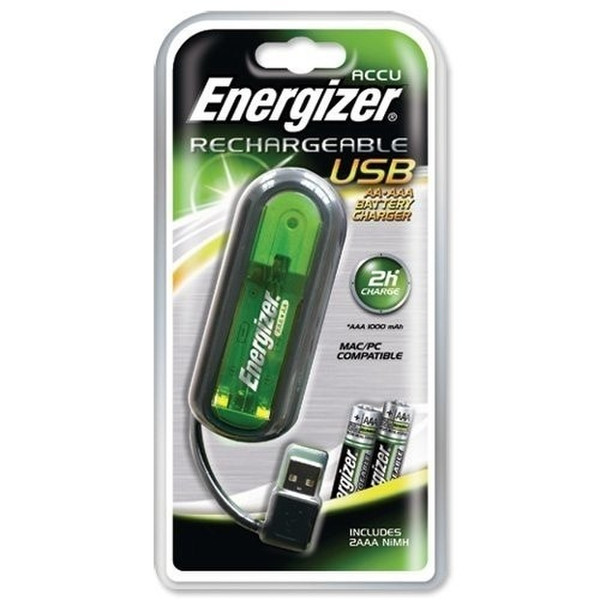 Energizer 629969 Auto/Indoor Green battery charger