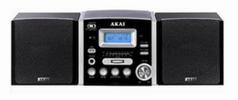 Akai QXA6710 Micro-Set Schwarz, Silber Home-Stereoanlage