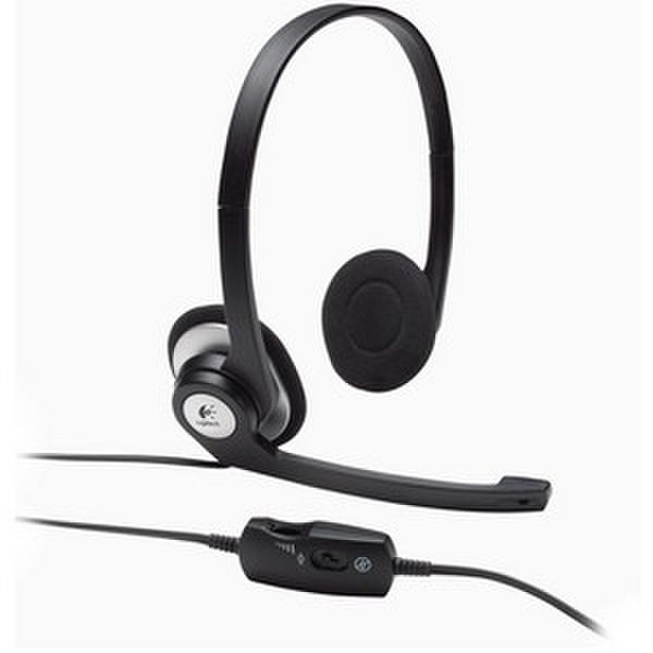 Logitech ClearChat Stereo Binaural Black headset