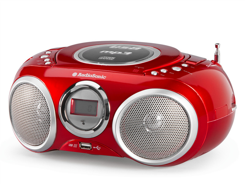 AudioSonic CD 570 Цифровой 6Вт Красный CD радио