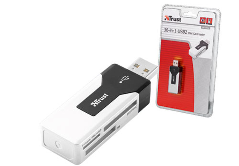 Trust Mini Cardreader CR-1350p USB 2.0 устройство для чтения карт флэш-памяти