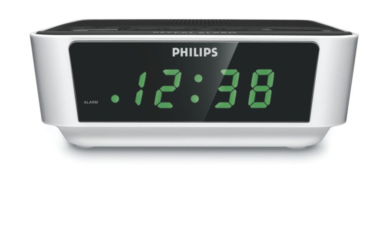 Philips AJ3112/37 Часы Цифровой Черный, Белый радиоприемник