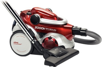 Ufesa AC5918 Cycletron Cylinder vacuum 1800W Red