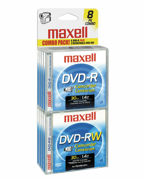 Maxell 567640 1.4GB DVD-R 8pc(s) blank DVD