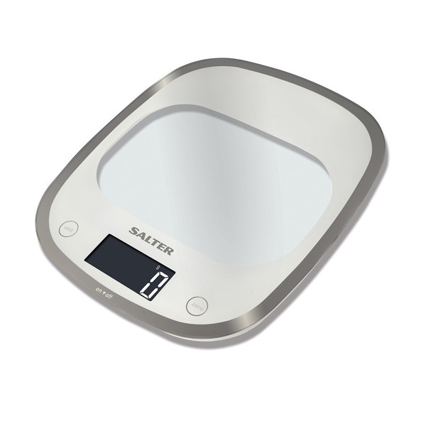 Salter 1050 WHDR Настольный Electronic kitchen scale Прозрачный, Белый кухонные весы