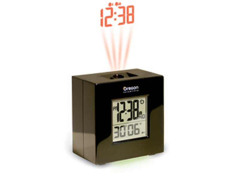 Oregon Scientific RM383PA Black alarm clock