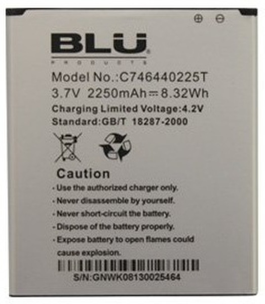 BLU C746440225T Lithium-Ion 2250mAh 3.7V rechargeable battery