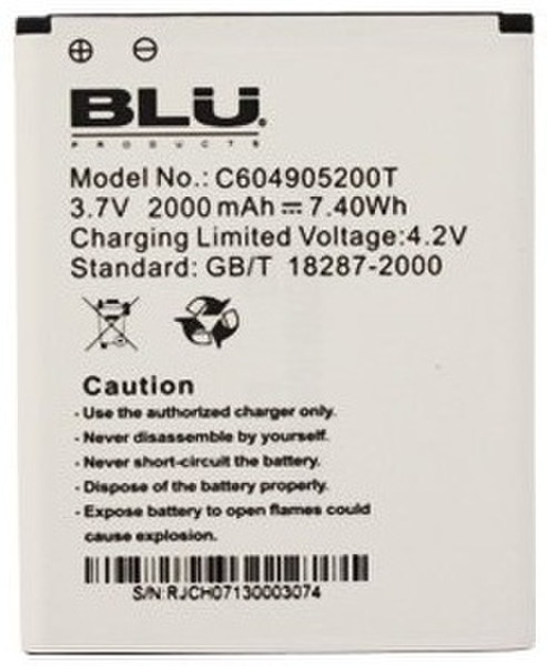 BLU C604905200T Wiederaufladbare Batterie / Akku