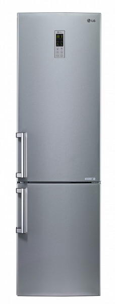 LG GBB530NSQFE Отдельностоящий 252л 91л A+++ Нержавеющая сталь холодильник с морозильной камерой
