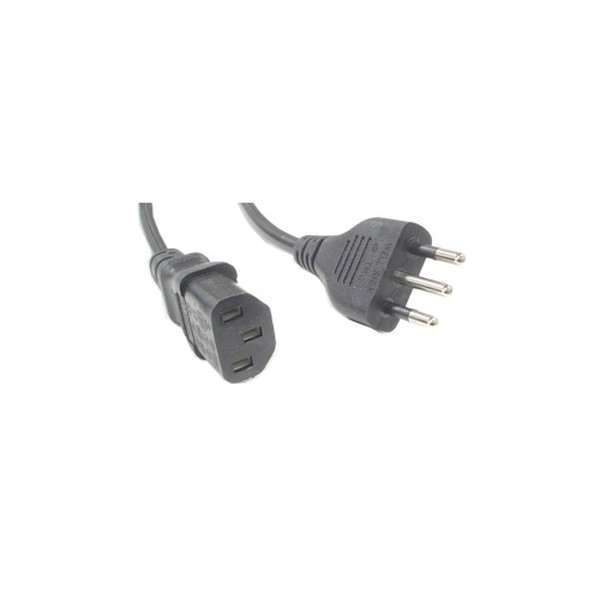 DELL 450-14361 Power plug type L C13 coupler Черный кабель питания