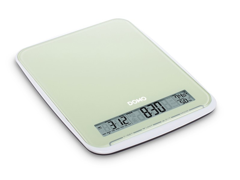 Domo DO9107W Electronic kitchen scale Зеленый кухонные весы