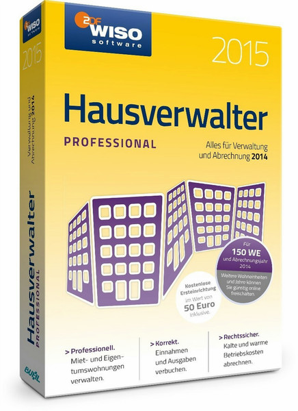 Buhl Data Service WISO Hausverwalter 2015 Professional