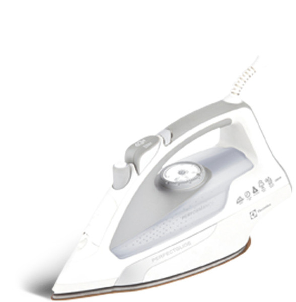 Electrolux ELFI18K7MT Dry & Steam iron SteamGlide soleplate 1800Вт Белый утюг