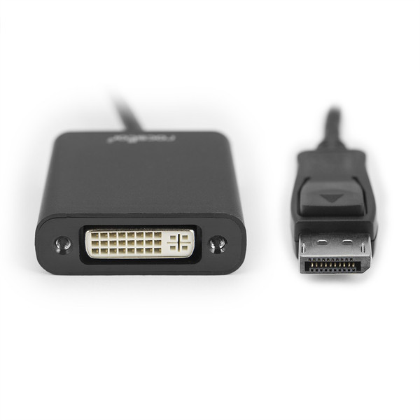 Rocstor Y00DVI-BK DVI-I DisplayPort Schwarz Videokabel-Adapter