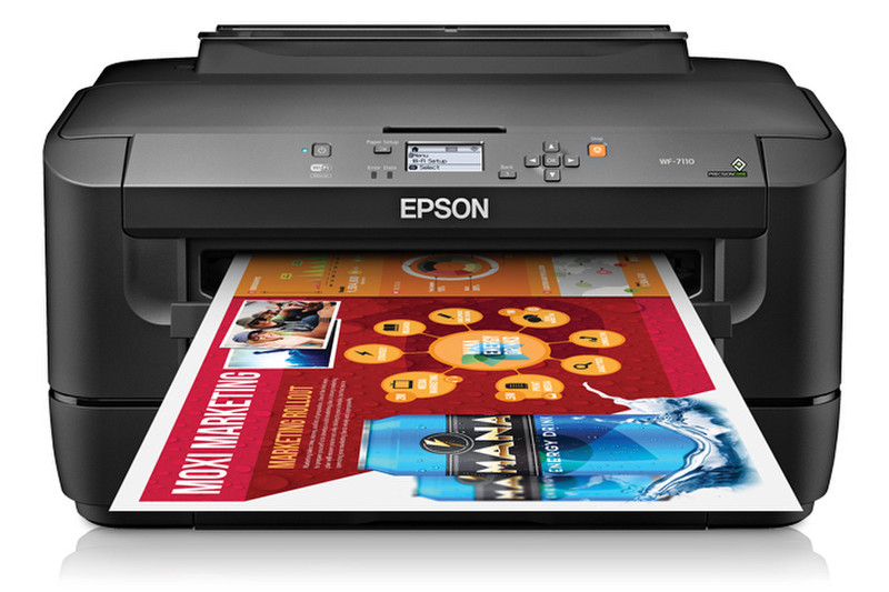 Epson WorkForce WF-7110 Цвет 4800 x 1200dpi A4 Wi-Fi Черный струйный принтер