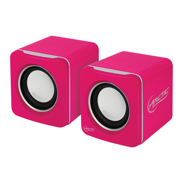 ARCTIC S111 Stereo portable speaker 4W Kubus Pink