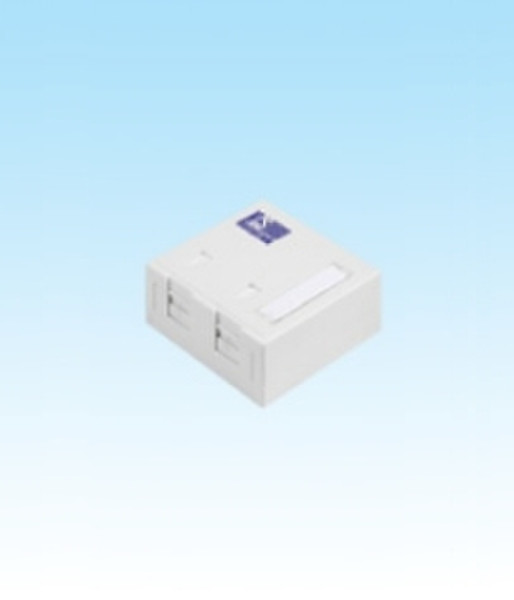 HCS WMM-00203 RJ-45 Белый розеточная коробка