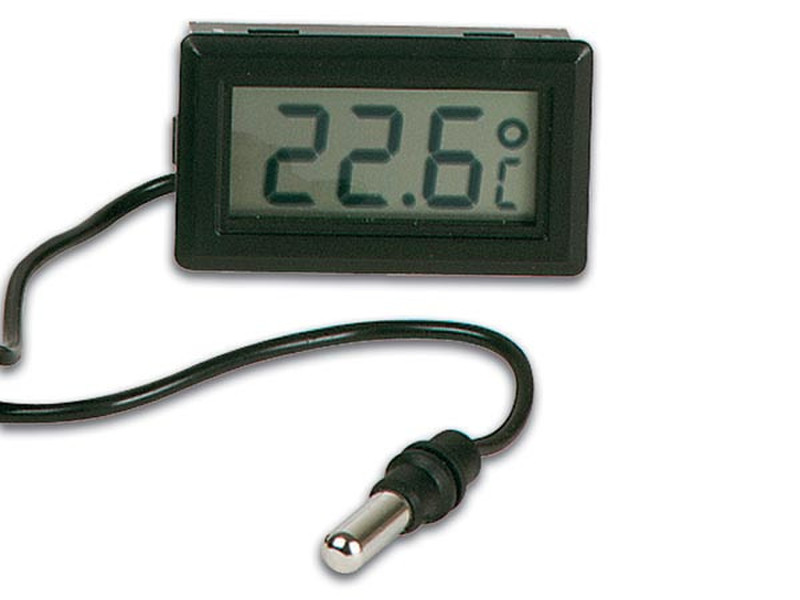 Velleman PMTEMP1 Indoor/outdoor Electronic environment thermometer Black
