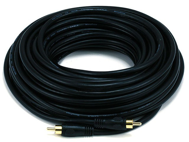 Monoprice 50ft Coaxial RCA Cable M/M