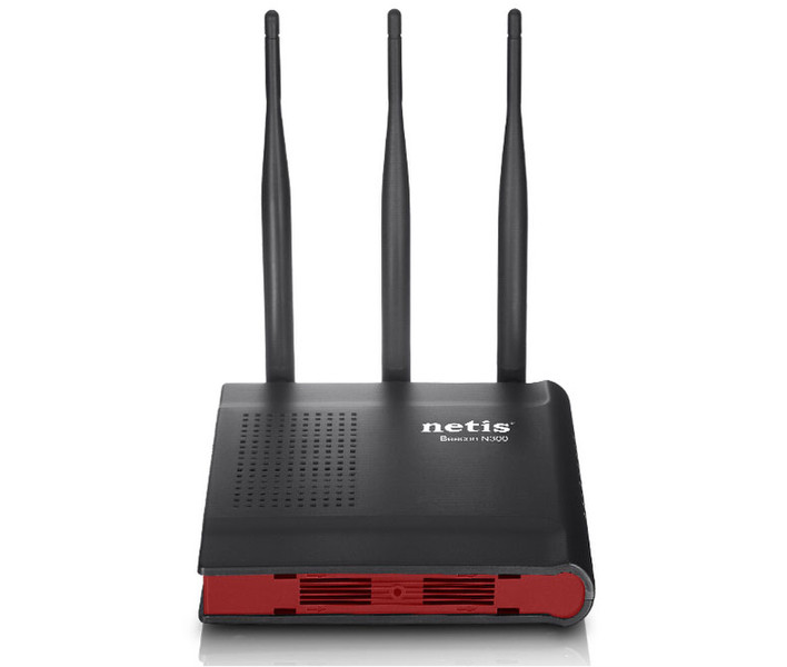 Netis System WF2631 Fast Ethernet Черный, Красный