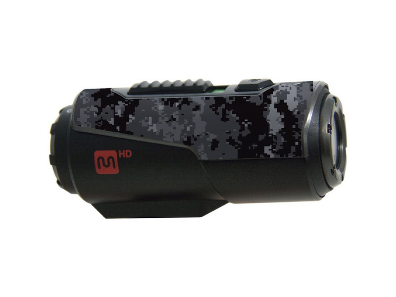 Monoprice 110523 MHD Action Camera Skin, 3 Pack, Black Camo
